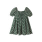 Rylee + Cru Sabrina Mini Dress Green Ditsy
