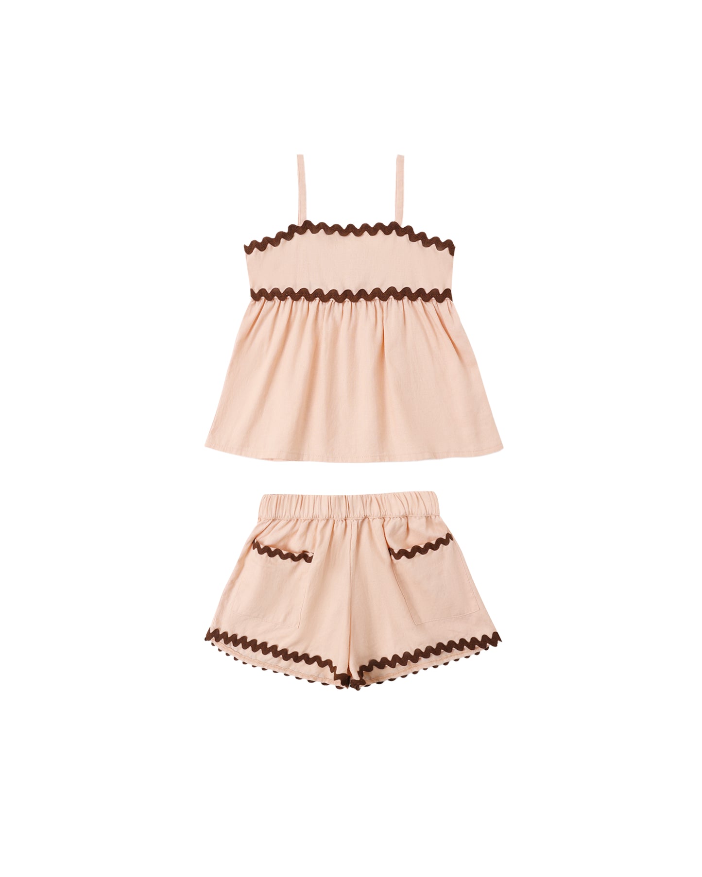 Rylee + Cru Ric Rac Set Blush