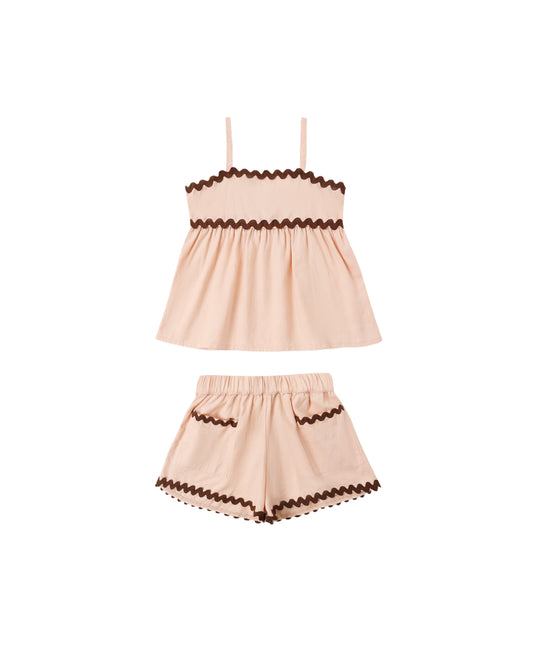 Rylee + Cru Ric Rac Set Blush