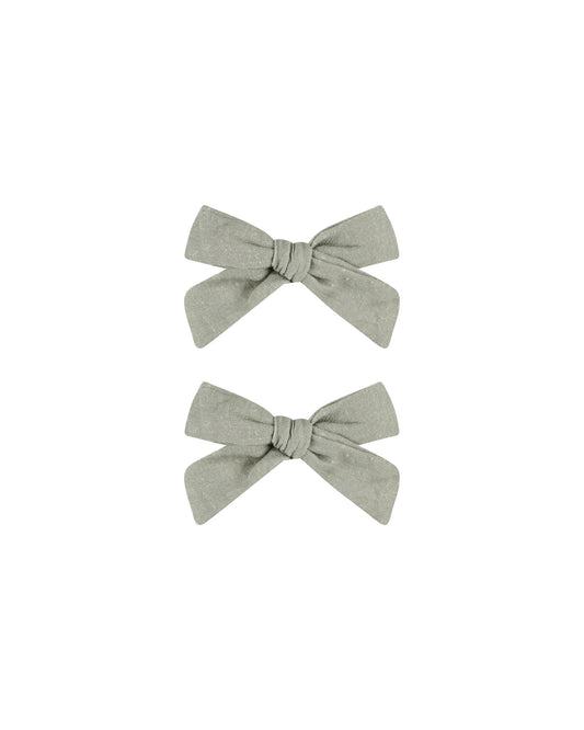 Rylee + Cru Bows Set of 2 Laurel