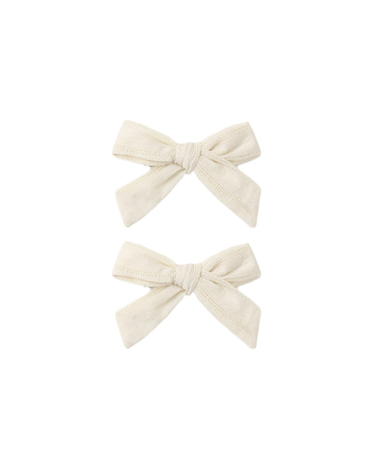 Rylee + Cru Bows Set of 2 Natural