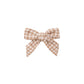 Rylee + Cru Bow Fawn Gingham