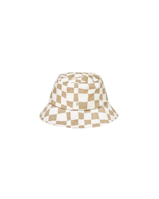 Rylee + Cru Bucket Hat Sand Checker