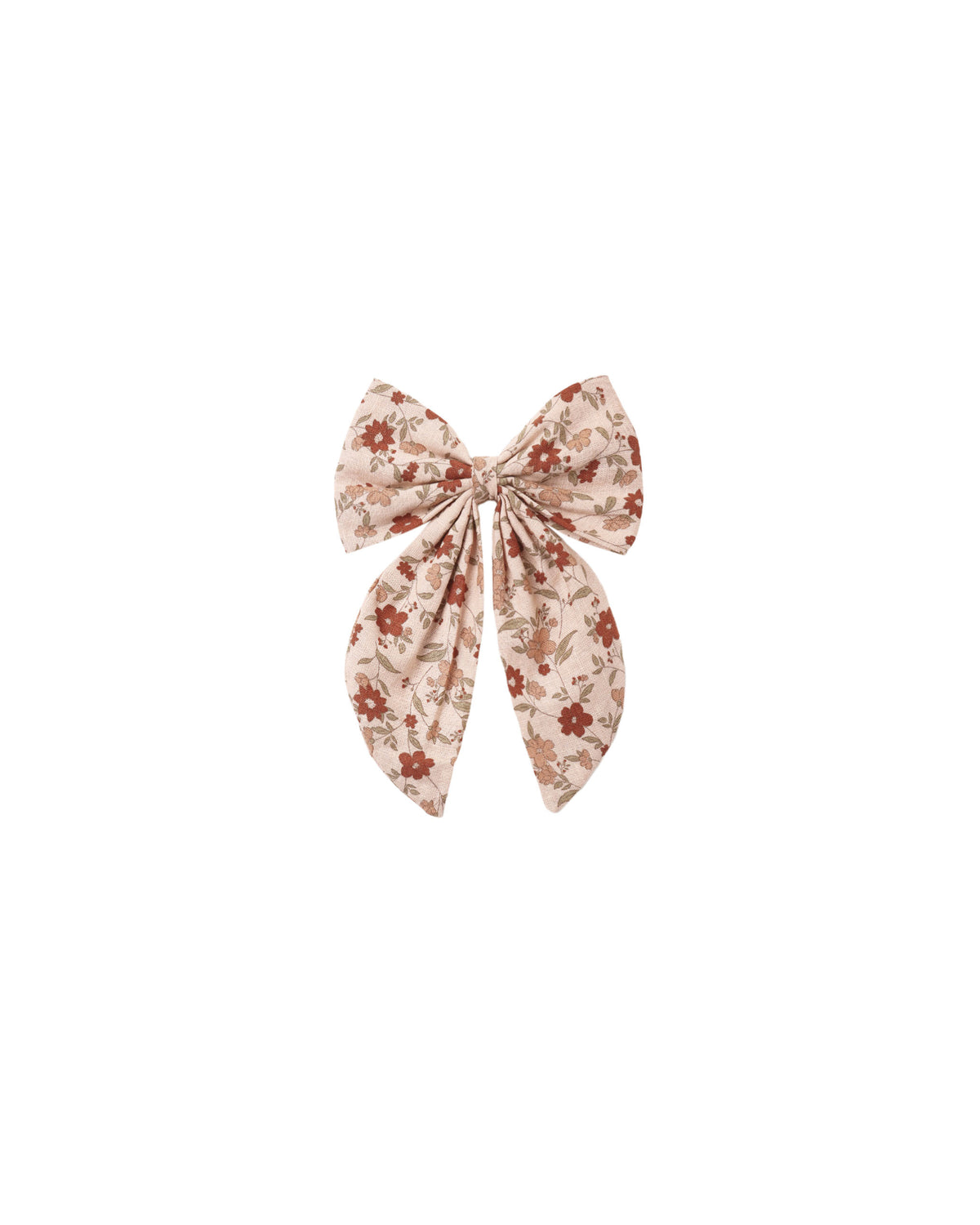 Rylee + Cru Oversized Floral Bow Pink Floral Blush