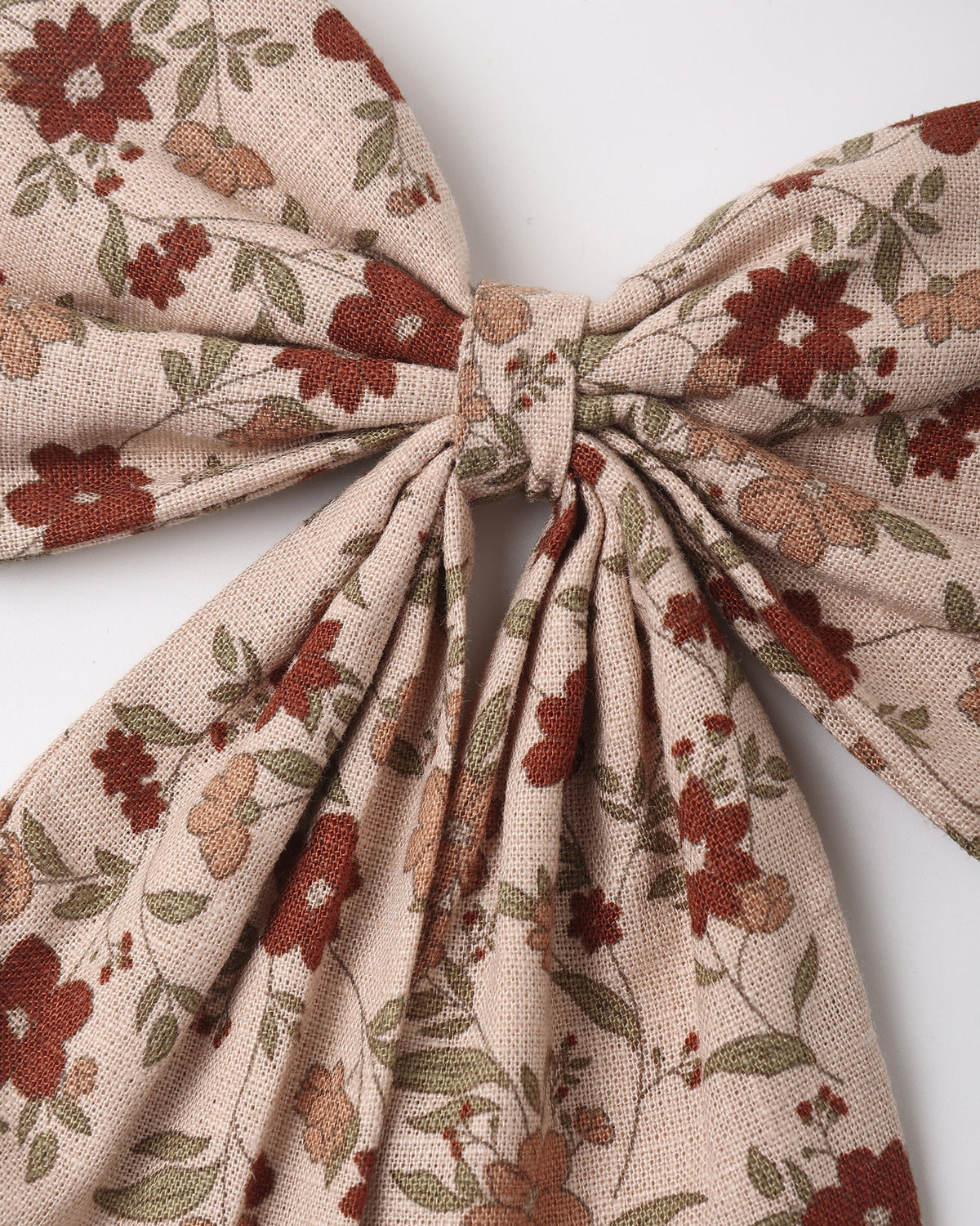 Rylee + Cru Oversized Floral Bow Pink Floral Blush