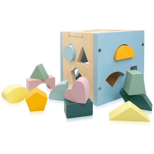 Sassi Wooden Sorting Box and Book Shapes
