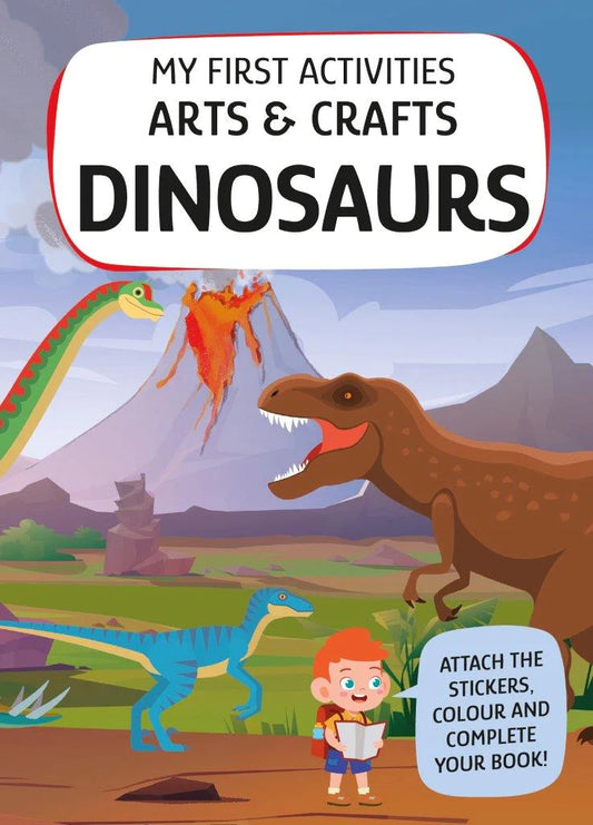 Sassi Arts & Crafts Activity Book Set Dinosaurs