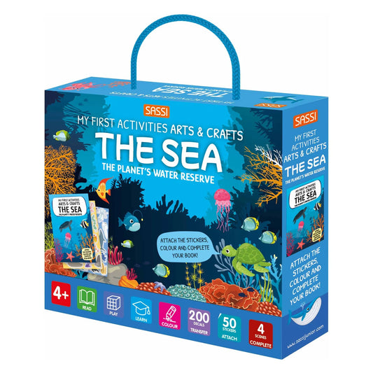 Sassi Arts & Crafts Activity Book Set The sea