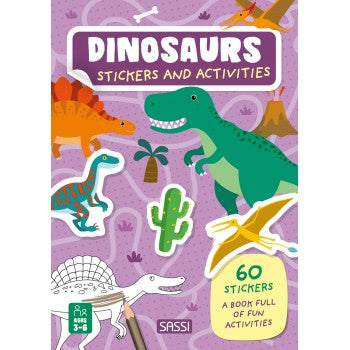 Sassi Stickers and Activities Book Dinosaurs