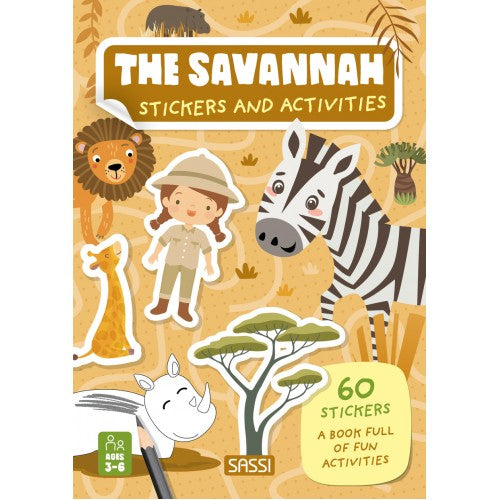 Sassi Stickers and Activities Book The Savannah