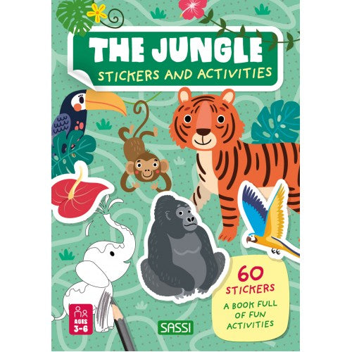 Sassi Stickers and Activities Book The Jungle