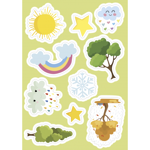 Sassi Stickers and Activities Book Nature