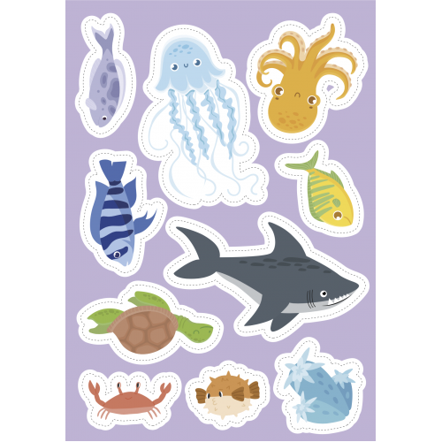 Sassi Stickers and Activities Book The Sea