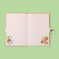 Tiger Tribe Lockable Diary Berry Bunny