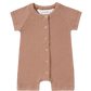 Susukoshi Snap Romper Terracotta