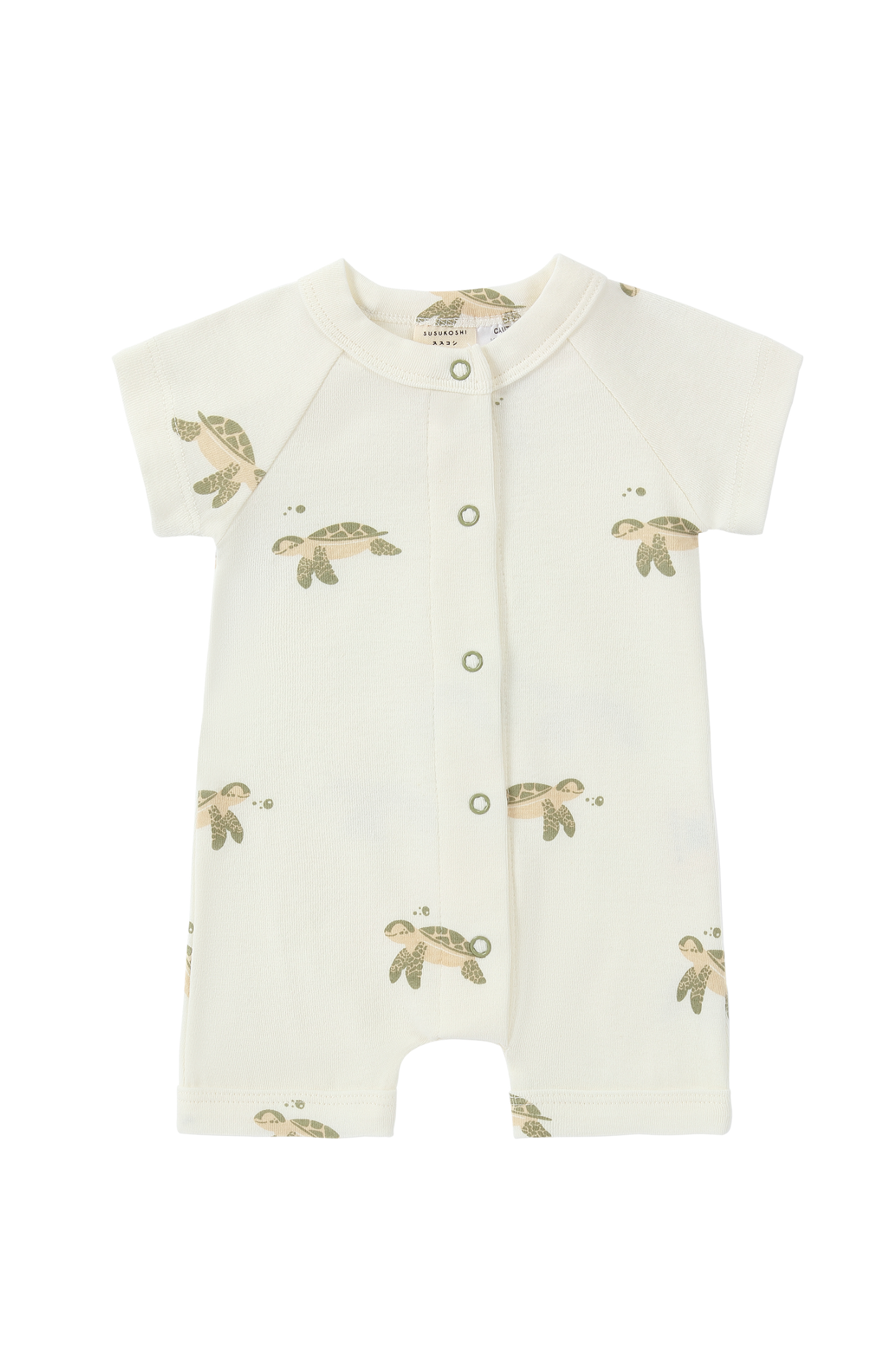 Susukoshi Snap Suit Short Sleeve Turtle
