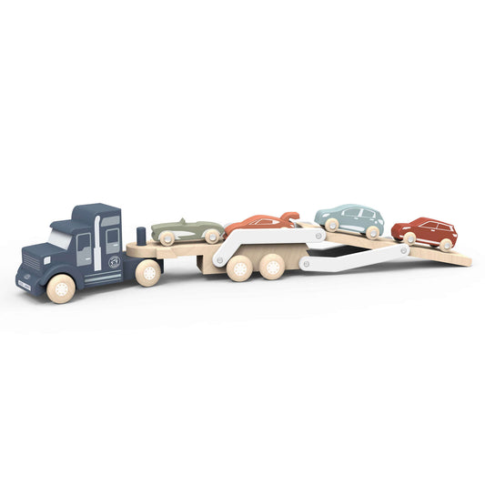 Speedy Monkey Wooden Car Transporter