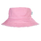 Acorn Frayed Bucket Hat Strawberry