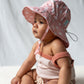 Acorn Wide Brim Infant Sunhat Petunia