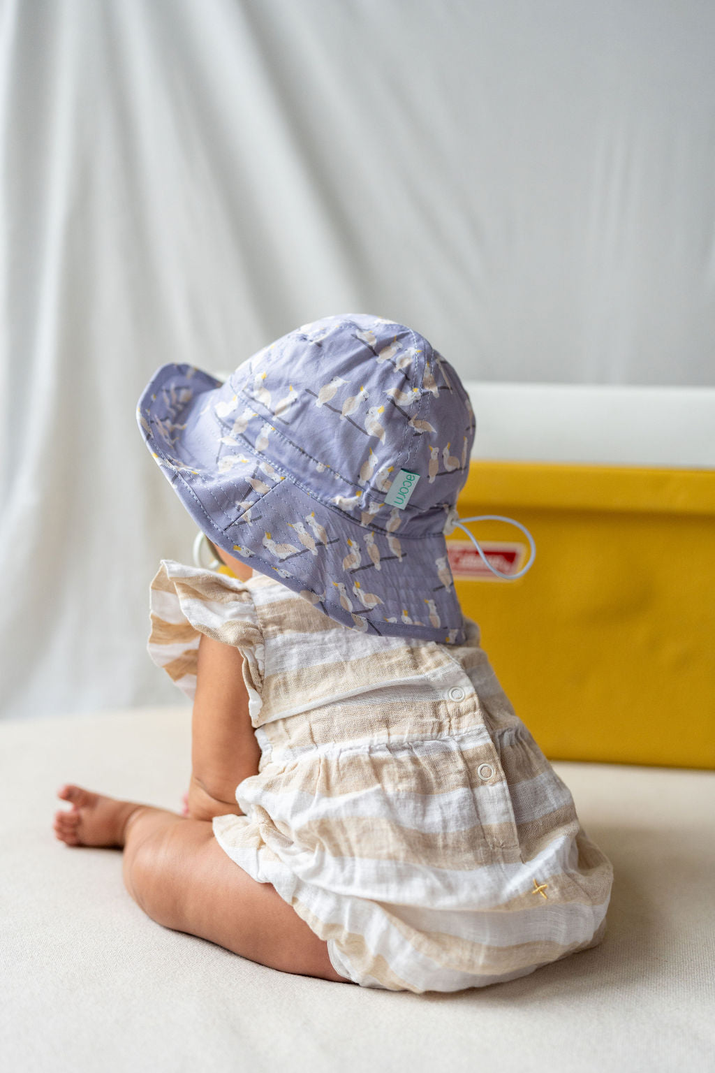 Acorn Wide Brim Infant Sunhat Cookatoo