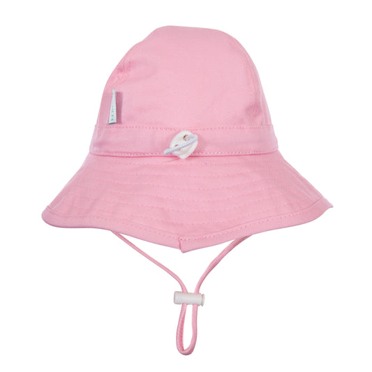 Acorn Wide Brim Infant Sunhat Pink