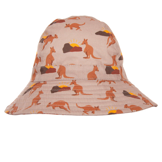 Acorn Wide Brim Infant Sunhat Aussie Sunset