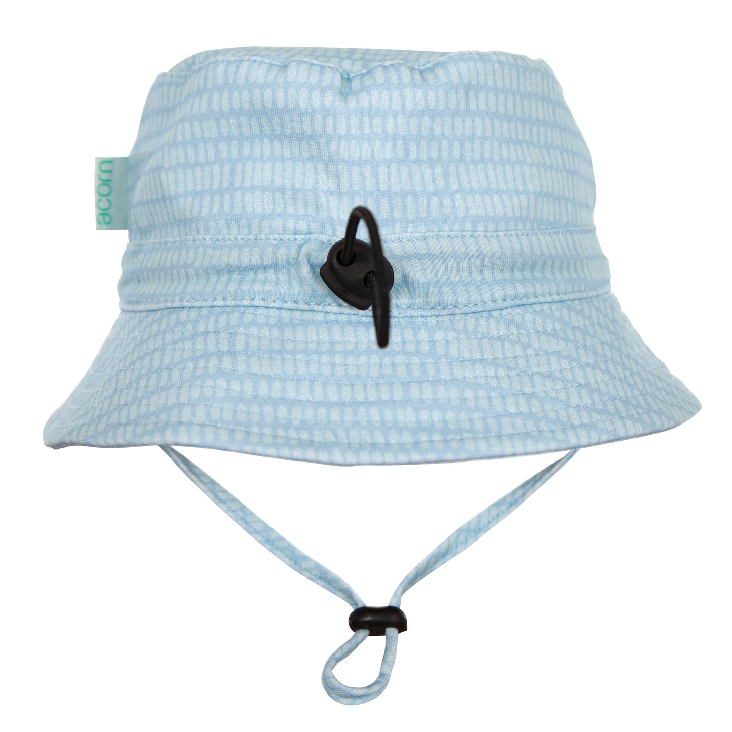 Acorn Stretch Cotton Wide Brim Sunhat Teal Dashes