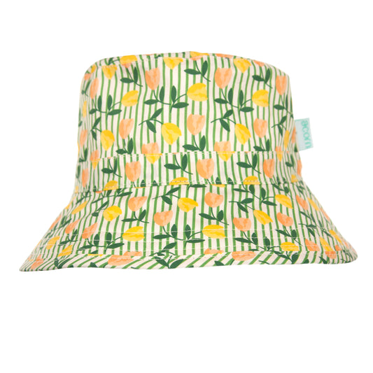 Acorn Broad Brim Bucket Hat Tulip