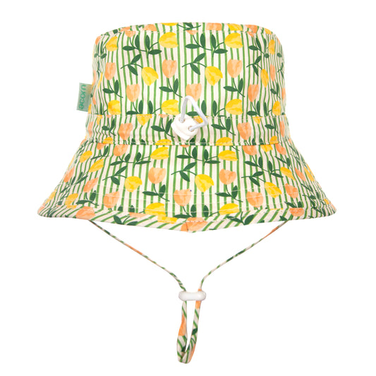 Acorn Broad Brim Bucket Hat Tulip