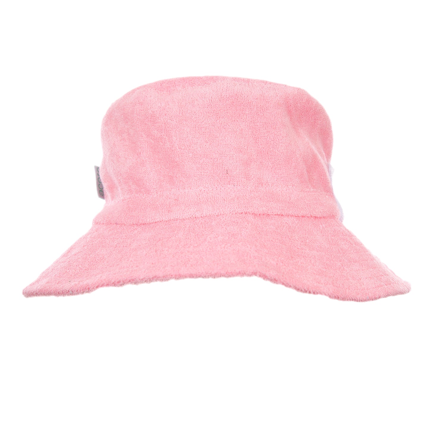 Acorn Terry Towelling Bucket Hat Light Pink