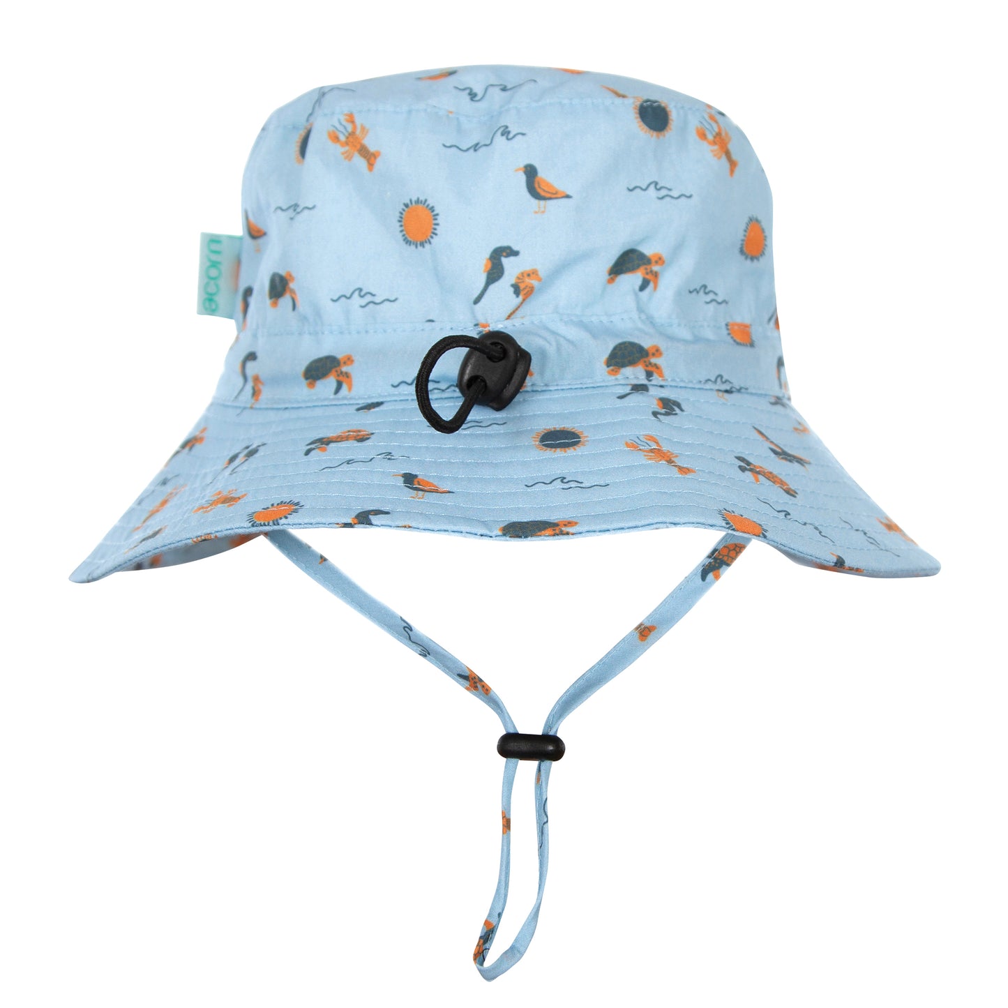 Acorn Wide Brim Bucket Hat Sea Life