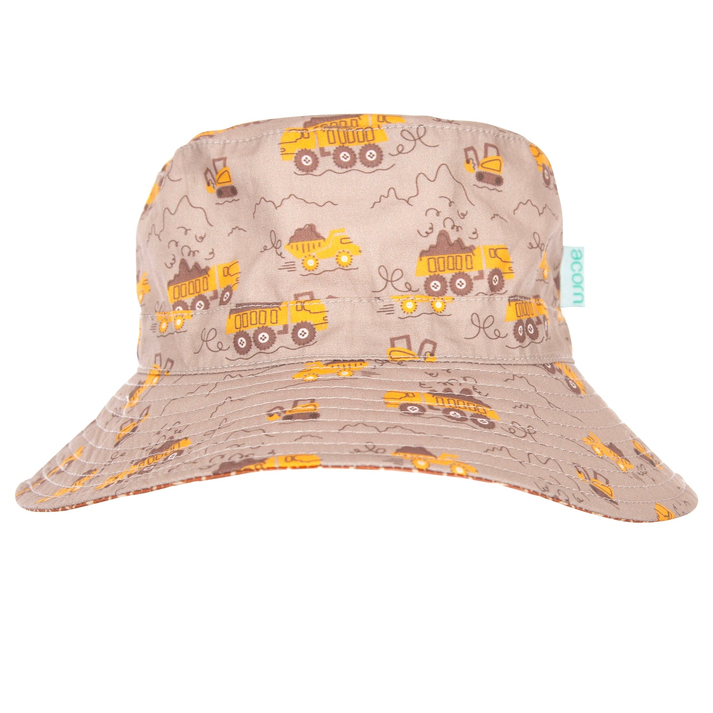 Acorn Wide Brim Bucket Hat Construction