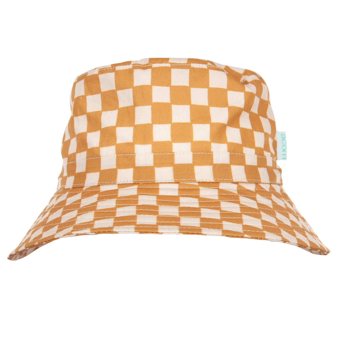 Acorn Wide Brim Bucket Hat Check Mate