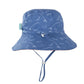 Acorn Gone Fishing Wide Brim Bucket Hat
