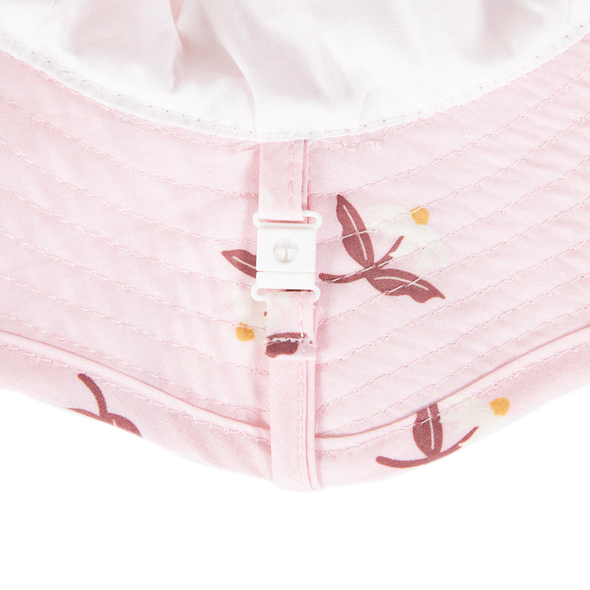 Acorn Blush Daisy Wide Brim Infant Hat