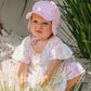Acorn Pink Sprinkle Soft Jersey Flap Cap
