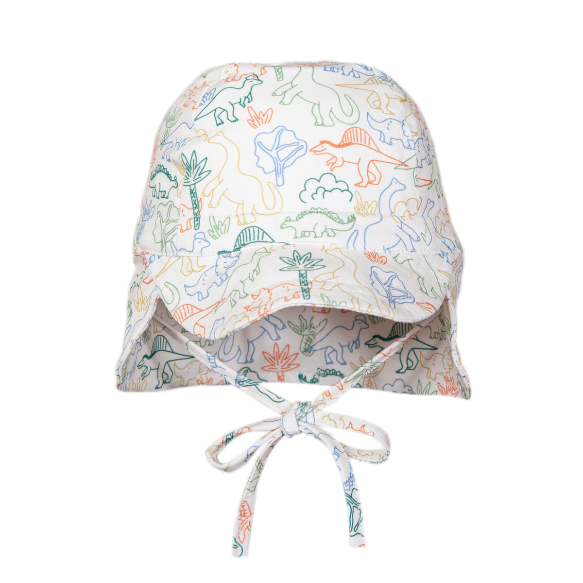 Acorn Dino Soft Jersey Flap Cap