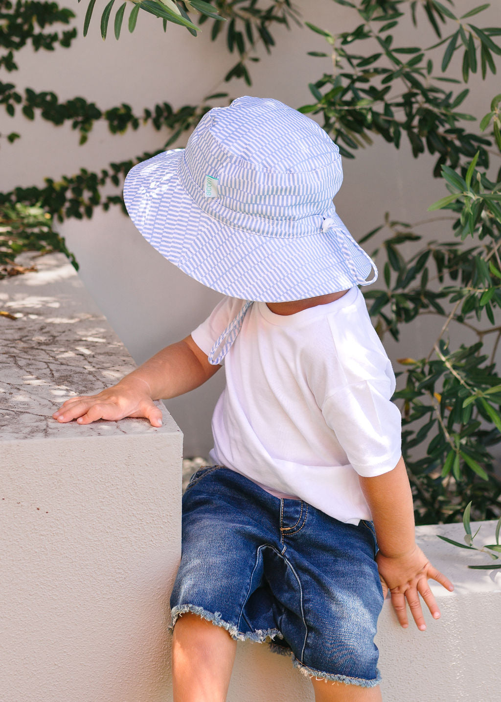 Acorn Blue Sprinkle Soft Jersey Bucket Hat