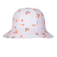 Acorn Striped Posy Wide Brim Swim Hat