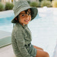 Acorn School Of Fish Wide Brim Swim Bucket Hat