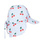 Acorn Cherry Checks Swim Flap Cap