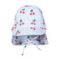 Acorn Cherry Checks Swim Flap Cap