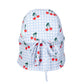 Acorn Cherry Checks Swim Flap Cap