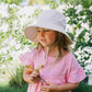 Acorn Oatmeal Wide Brim Bucket Hat