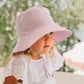Acorn Lilac Wide Brim Bucket Hat