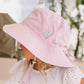 Acorn Lilac Wide Brim Bucket Hat
