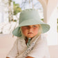 Acorn Sage Wide Brim Bucket Hat