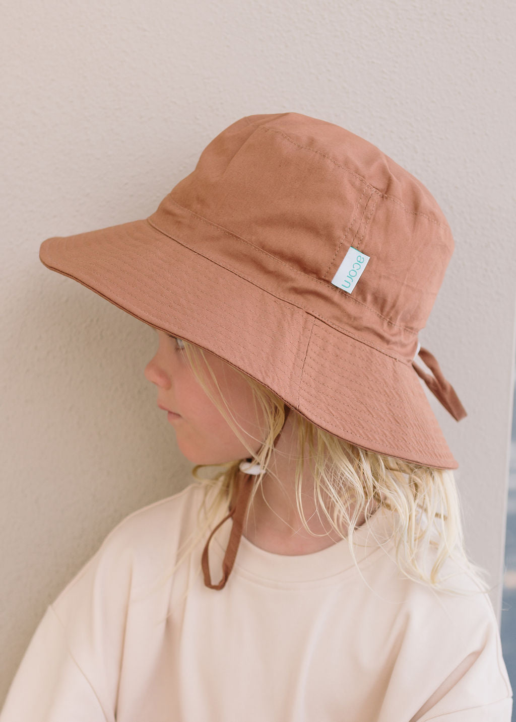 Acorn Coffee Wide Brim Bucket Hat