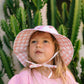 Acorn Coral Bloom Reversible Wide Brim Sunhat
