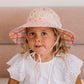 Acorn Floating Hearts Reversible Wide Brim Sunhat